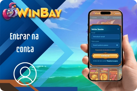 Processo de login no casino Winbay
